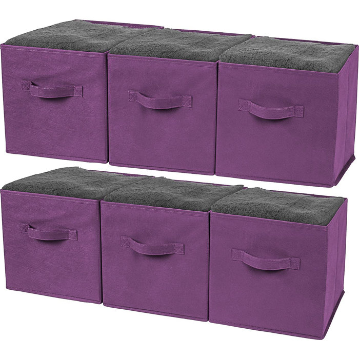 Greenco Storage Cubes Fabric Box Set & Reviews Wayfair